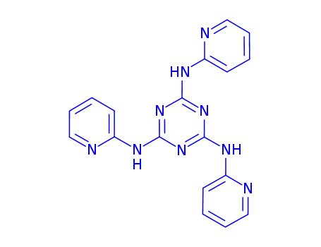 Molecular Structure of 67297-95-4 (N,N',N''-Tri-2-pyridinyl-1,3,5-triazine-2,4,6-triamine)