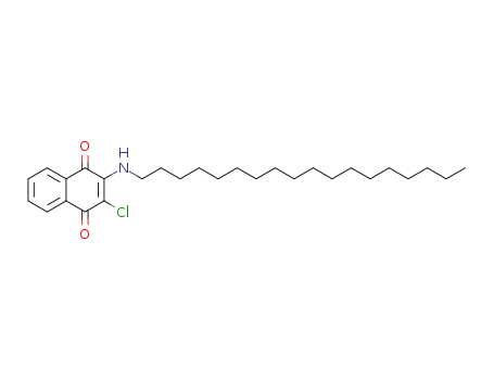 Molecular Structure of 6305-26-6 (2-chloro-3-(octadecylamino)naphthalene-1,4-dione)