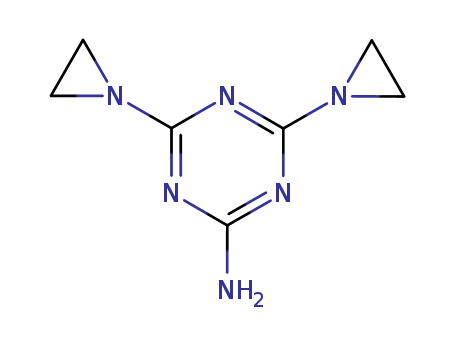 1,3,5-Triazin-2-amine,4,6-bis(1-aziridinyl)-