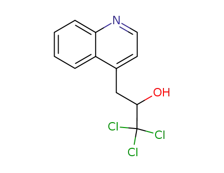 Molecular Structure of 6338-93-8 (1,1,1-trichloro-3-(quinolin-4-yl)propan-2-ol)