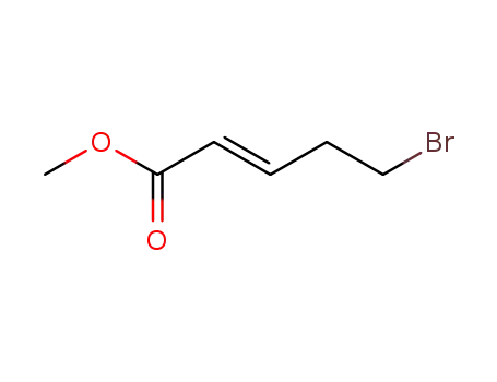 Molecular Structure of 67810-57-5 (Methyl 5-Bromopent-2-enoate)