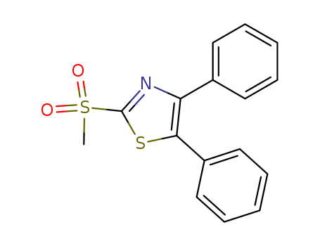 Thiazole,2-(methylsulfonyl)-4,5-diphenyl-