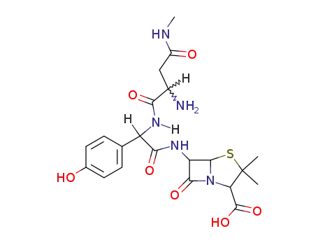 Molecular Structure of 63358-49-6 (Aspoxicillin)
