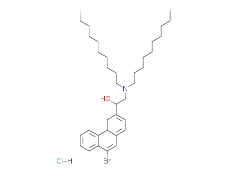 Molecular Structure of 6328-12-7 (1-(9-bromophenanthren-3-yl)-2-(didecylamino)ethanol)