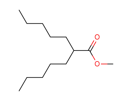 Molecular Structure of 49827-36-3 (Heptanoic acid, 2-pentyl-, methyl ester)