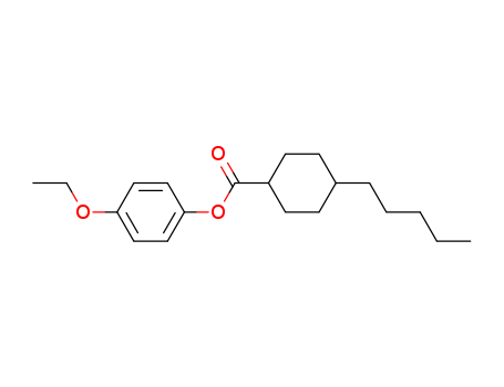 Cyclohexanecarboxylicacid, 4-pentyl-, 4-ethoxyphenyl ester