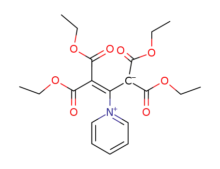 2-(1-Pyridino)-1,1,3,3-tetrakis(ethoxycarbonyl)propenid