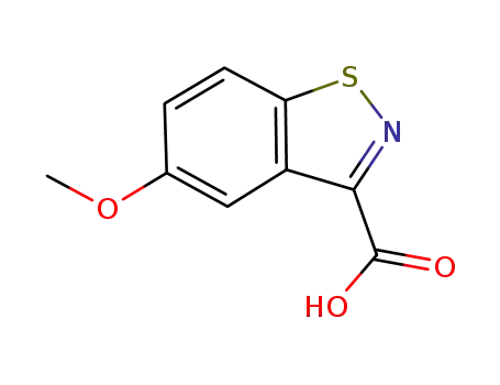 Molecular Structure of 677304-76-6 (5-Methoxybenzo[d]isothiazole-3-carboxylic acid)