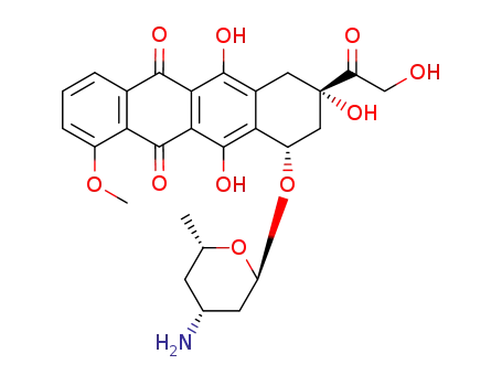 Molecular Structure of 63521-85-7 (Esorubicin)