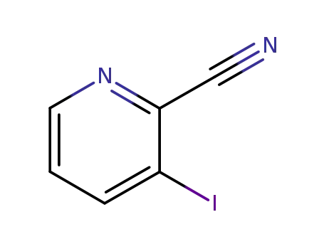 Molecular Structure of 827616-52-4 (3-IODOPYRIDINE-2-CARBONITRILE)