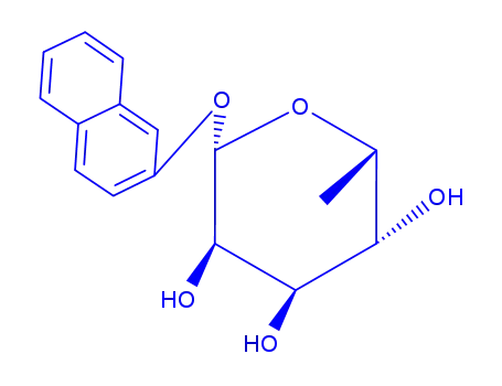 Molecular Structure of 63503-05-9 (2-NAPHTHYL-ALPHA-L-FUCOPYRANOSIDE)