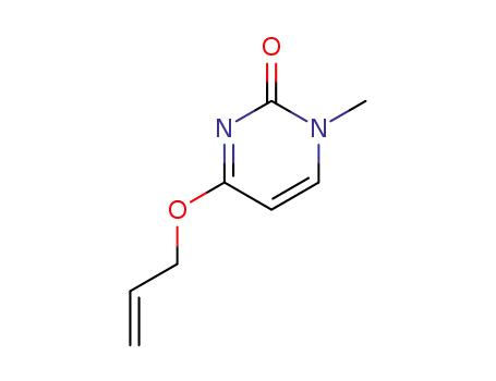 Molecular Structure of 6381-01-7 (1-methyl-4-(prop-2-en-1-yloxy)pyrimidin-2(1H)-one)