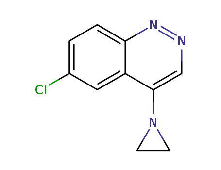 Molecular Structure of 68211-04-1 (4-(aziridin-1-yl)-6-chlorocinnoline)