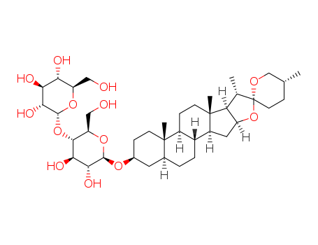 b-D-Glucopyranoside, (3b,5a,25R)-spirostan-3-yl 4-O-a-D-glucopyranosyl- (9CI)