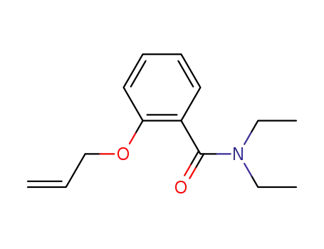 Molecular Structure of 63887-51-4 (N,N-Diethyl-2-(allyloxy)benzamide)