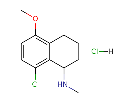 (8-chloro-5-methoxy-1,2,3,4-tetrahydronaphthalen-1-yl)-methylazaniumchloride