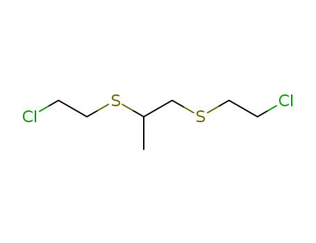 propane-1,2-diylbis((2-chloroethyl)sulfane);1,2-Bis((2-chloroethyl)thio)propane