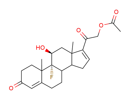 9-Fluoro-11-hydroxy-3,20-dioxopregna-4,16-dien-21-yl acetate