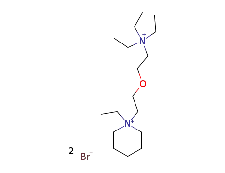 Molecular Structure of 63887-41-2 (1-ethyl-1-{2-[2-(triethylammonio)ethoxy]ethyl}piperidinium dibromide)