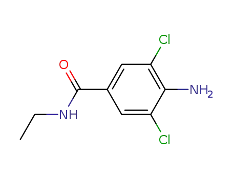 Molecular Structure of 63887-28-5 (4-Amino-3,5-dichloro-N-ethylbenzamide)