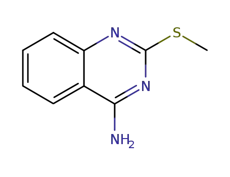 Molecular Structure of 63963-40-6 (4-AMINO-2-METHYLMERCAPTOQUINAZOLINE)