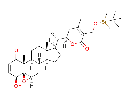 Molecular Structure of 1392820-18-6 (withaferin A 27-tert-butyldimethylsilyl ether)