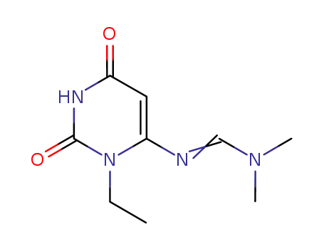 Methanimidamide, N-(3-ethyl-1,2,3,6-tetrahydro-2,6-dioxo-4-pyrimidinyl)-N,N-dimethyl- (9CI)