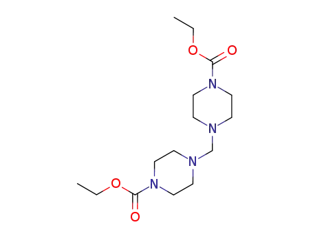 Molecular Structure of 63981-46-4 (4,4'-Methylenebis(piperazine-1-carboxylic acid ethyl) ester)