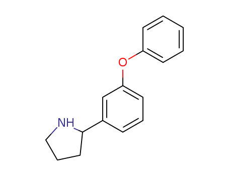 Molecular Structure of 68548-75-4 (2-(3-PHENOXYPHENYL)-PYRROLIDINE)
