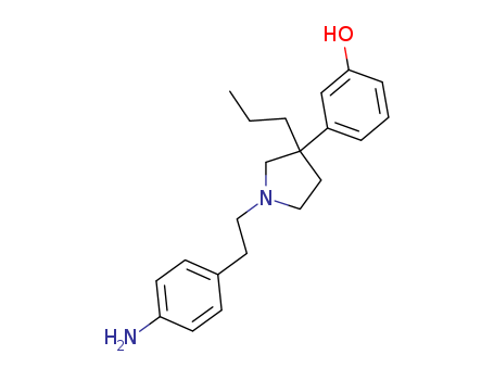 3-(1-(4-AMINOPHENETHYL)-3-PROPYL-3-PYRROLIDINYL)-PHENOL
