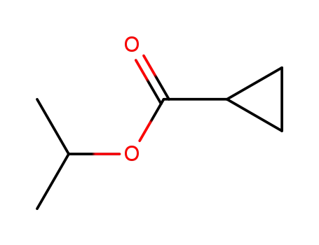 Molecular Structure of 6887-83-8 (ISOPROPYL CYCLOPROPANE CARBOXYLATE)