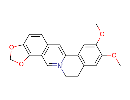 8,9-Dimethoxy-11,12-dihydro-[1,3]dioxolo[4,5-h]isoquinolino[2,1-b]isoquinolin-13-ium