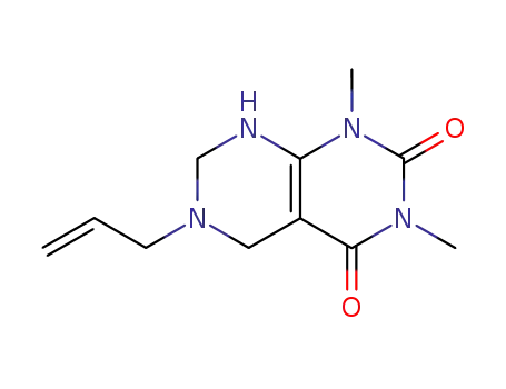 Pyrimido(4,5-d)pyrimidine-2,4(1H,3H)-dione, 5,6,7,8-tetrahydro-1,3-dimethyl-6-(2-propenyl)-