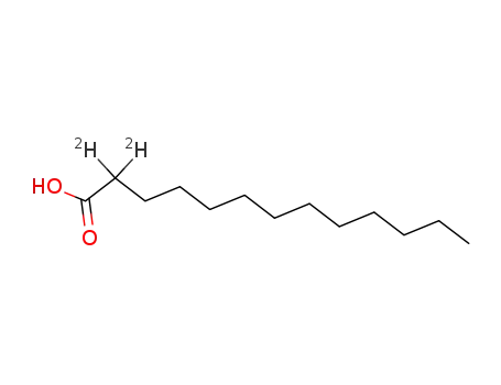 Molecular Structure of 64118-44-1 (TRIDECANOIC-2,2-D2 ACID)