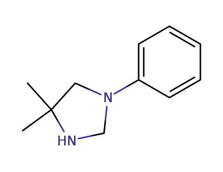 Molecular Structure of 64038-71-7 (4,4-Dimethyl-1-phenylimidazolidine)
