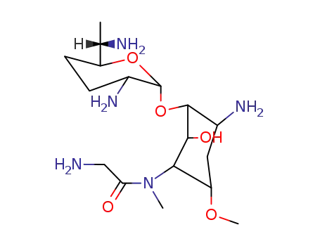 Molecular Structure of 68743-79-3 (1-Epi-2-deoxyfortimicin A)