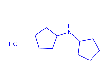 Molecular Structure of 69053-83-4 (DICYCLOPENTYL-AMINE HCL)