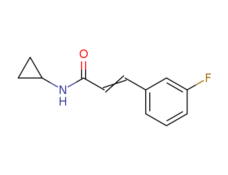 64379-93-7,Cinflumide,2-Propenamide,N-cyclopropyl-3-(3-fluorophenyl)-, (E)-; BW 532U; Cinflumide