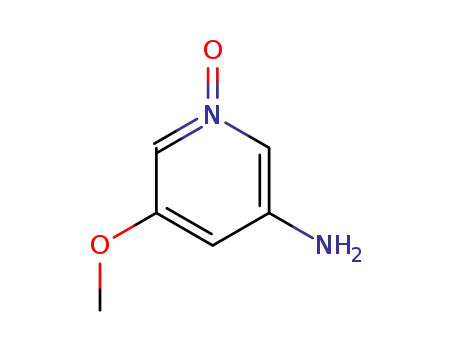 Molecular Structure of 78156-40-8 (3-AMINO-5-METHOXYPYRIDINE-1-OXIDE)