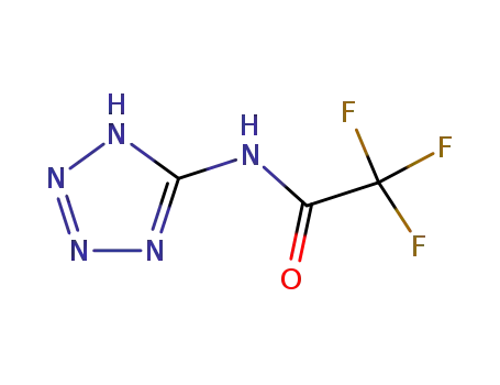 Molecular Structure of 6456-08-2 (2,2,2-trifluoro-N-(5H-tetrazol-5-ylidene)acetamide)