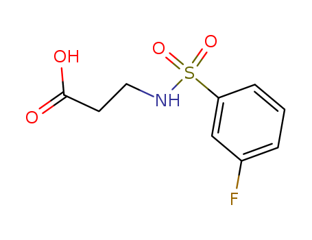 b-Alanine,N-[(3-fluorophenyl)sulfonyl]-