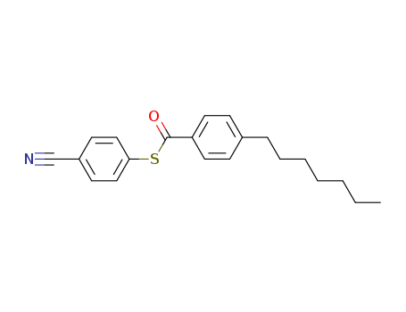 64408-99-7,S-(4-cyanophenyl) 4-heptylbenzenecarbothioate,4-Cyanophenyl4-n-heptylthiobenzoate