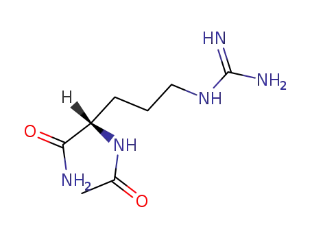 Molecular Structure of 64365-27-1 (AC-ARG-NH2 SALT)