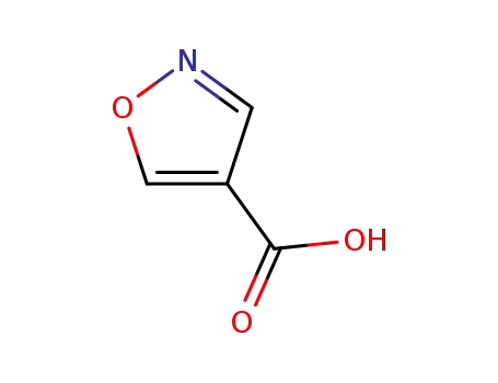 Molecular Structure of 6436-62-0 (4-Isoxazolecarboxylic acid)