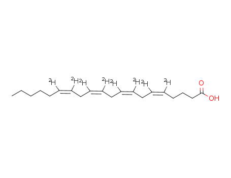 5,8,11,14-Eicosatetraenoic-5,6,8,9,11,12,14,15-d8acid, (5Z,8Z,11Z,14Z)-