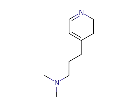 Molecular Structure of 64262-19-7 (N1,N1-DIMETHYL-3-(4-PYRIDYL)PROPAN-1-AMINE)