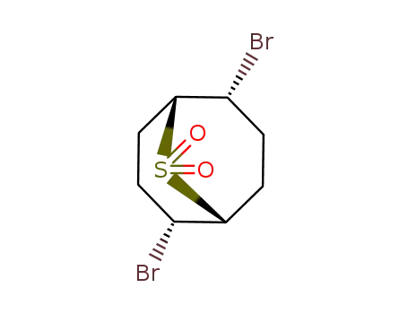 Molecular Structure of 80345-36-4 (2,6-dibromo-9-thiabicyclo[3.3.1]nonane 9,9-dioxide)