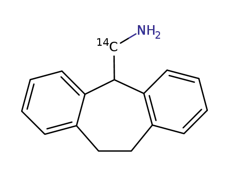 Molecular Structure of 69306-43-0 (5-AMINOMETHYL-DIBENZOSUBERANE)