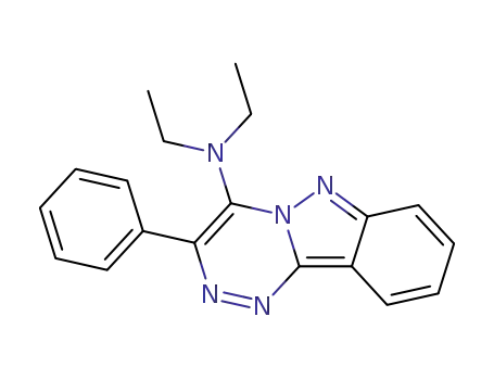 Molecular Structure of 64781-61-9 (N,N-diethyl-3-phenyl[1,2,4]triazino[4,3-b]indazol-4-amine)