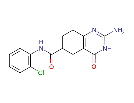6-Quinazolinecarboxamide,2-amino-N-(2-chlorophenyl)-3,4,5,6,7,8-hexahydro-4-oxo- cas  6949-63-9